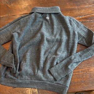 ALO Yoga Gray Cowl Neck Sweater